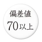 Yahoo! Yahoo!ショッピング(ヤフー ショッピング)学歴缶バッジ 【偏差値70以上】 New安全ピンタイプ