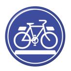 Yahoo! Yahoo!ショッピング(ヤフー ショッピング)標識缶バッジ 【自転車】 安全ピンタイプ
