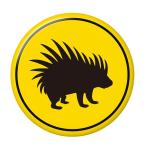 Yahoo! Yahoo!ショッピング(ヤフー ショッピング)標識缶バッジ 【ヤマアラシ】 ボタンタイプ