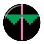 Yahoo! Yahoo!ショッピング(ヤフー ショッピング)中二病実況缶バッジ 【緑】 ミラー（鏡）タイプ
