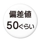 Yahoo! Yahoo!ショッピング(ヤフー ショッピング)学歴缶バッジ 【偏差値50ぐらい】 フックピンタイプ