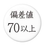 Yahoo! Yahoo!ショッピング(ヤフー ショッピング)学歴缶バッジ 【偏差値70以上】 イヤホンジャックタイプ