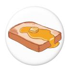 Yahoo! Yahoo!ショッピング(ヤフー ショッピング)焼きたてパン缶バッジ 【トースト・デジタル】 ボタンタイプ