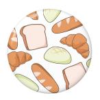 Yahoo! Yahoo!ショッピング(ヤフー ショッピング)焼きたてパン缶バッジ 【パン集合1・デジタル】 フックチャームタイプ