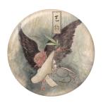 Yahoo! Yahoo!ショッピング(ヤフー ショッピング)妖怪缶バッジ 【天狗・ミニブック付き】 クリップピンタイプ