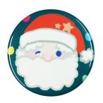 Yahoo! Yahoo!ショッピング(ヤフー ショッピング)クリスマス缶バッジ 【サンタさん】 ミラー（鏡）タイプ
