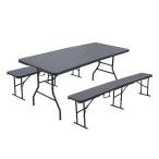  складной уличный стол bench комплект [KM-002RTB-BK] складной стол складной bench 