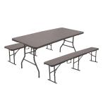  складной уличный стол bench комплект [KM-002RTB-BR] складной стол складной bench 
