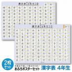  ванна постер 4 год сырой иероглифы таблица 2 листов ввод B3 размер (364×515mm) [ сделано в Японии учеба постер ]