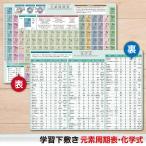 ショッピング下敷き 下敷き 元素周期表 化学式 A4 (21×29.7cm) 角丸・両面タイプ 書きやすい 元素記号