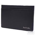 ポールスミス Paul Smith パスケース 定期入れ ブラック 黒 レザー アーティスト ストライプ メンズ 紳士 PSC220-10 S62998