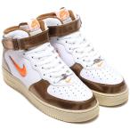 ショッピングナイキ エアフォース1 [ナイキ] エアフォース 1 ミッド QS [AIR FORCE 1 MID QS] ホワイト/エールブラウン/ビーチ/トータルオレンジDH5623-100 正規品