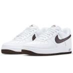 ショッピングナイキ エアフォース1 [ナイキ] エア フォース 1 LOW レトロ [AIR FORCE 1. LOW RETRO] ホワイト/メタリックゴールド/チョコレート DM0576-100 日本正規品