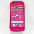ショッピングドコモ らくらくスマートフォン me F-01L ドコモ ピンク 送料無料 即決 本体 c13968