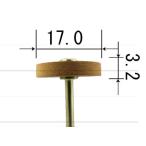 アルゴファイル 松風 シリコンホイール Ｍ3 品番：M3-5 粒度#2500 (柔らかい)