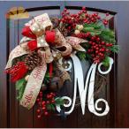 ショッピングクリスマスリース 選べるクリスマス リースLサイズ インテリア 玄関 部屋 ドア 飾り クリスマスツリー クリスマス リース 北欧 おしゃれ 40cm45cm