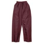 ポリエステルパンツ エンジ Sサイズ ※取寄品 カジメイク 2206-39-S