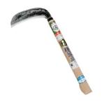 手打 厚鎌（木鎌）（両刃）165mm