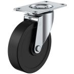 E型 自在車 65mm 導電ゴム ※受注生産品 ユーエイキャスター E-65RHE