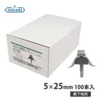 NEW HIKARI 波板ビス ステンレス座金 5×25mm 鉄下地用 (100本入) 取寄品 SMZ SH-BNSS525