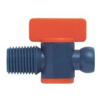 クーラントライナー(おねじタイプバルブ)呼称1/4×ねじ径1/4NPT(1袋・1個) トラスコ P-CL-2B02