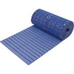 巻取り式スノコ(ソフトタイプ)600×6000mm ブルー トラスコ TR-60BL-N