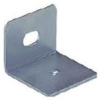 軽量棚部材金属ベース(40mmアングル用)シルバー トラスコ V40