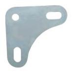 軽量棚部材シングル振止小金具 シルバー トラスコ S