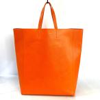 セリーヌ　バーティカルカバ　トートバッグ　オレンジ　A4対応