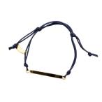 リル スクエア バー ブレスレット ネイビー Lilou SQUARE BAR BRACELET navy / おしゃれ