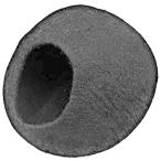 Black Cat Cave Bed, Unique Handmade Felted Merino Wool, Large Covered and C