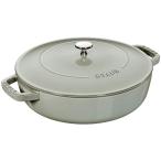 ショッピングストウブ ストウブ（STAUB） ブレイザーソテーパン 24cm グレー