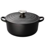 ルクルーゼ(ル・クルーゼ) ココットロンド 2101 18cm マットブラック (LE CREUSET)