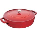 ショッピングストウブ ストウブ（STAUB） ブレイザーソテーパン 26cm チェリー