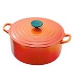 ルクルーゼ(ル・クルーゼ) ココットロンド 2501 24cm オレンジ (LE CREUSET)