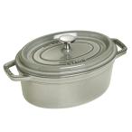 ストウブ（STAUB） ピコ・ココット オーバル 17cm グレー