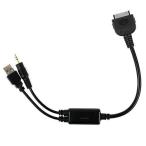 BMW/BMW MINI(社外品) iPod/iPhone オーディオアダプターケーブル 61120440812/61122338491/61120440796