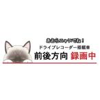 ドラレコ猫ステッカー ラグドール 猫 ステッカー シール ドライブレコーダー 録画 グッズ 迷惑防止