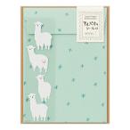  зеленый письмо комплект альпака B / бумага для писем конверт .. наклейка имеется retase определенная форма mail дизайн Phil 
