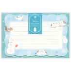  Mini письмо комплект winter simaenaga голубой / зима рисунок da ikatto бумага для писем конверт retase определенная форма mail 