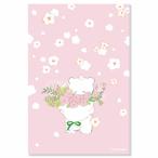 mo.. весна рисунок открытка Sakura. букет / симпатичный белый медведь Sakura иллюстрации открытка книга с картинками автор 