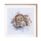  собака карта Chocolate Lab / Rav Rado ru собака конверт имеется сообщение машина дренаж Dale дизайн 