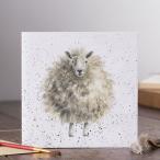  квадратное карта The Woolly Jumper /. конверт имеется поздравление Len Dale дизайн 