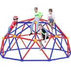 Zupapa Dome Climber, 10FT Climbing Dome, Decagonal Geo Jungle Gym 2023 Upgraded Supporting 800LBS with Much Easier Assembly, a Lot of Fun for Kids (Pu