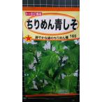 ３袋以上でクーポン割引 ちりめん 青 しそ アオシソ 種 郵便は送料無料
