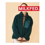 コート アウター ブルゾン ミルクフェド MILKFED ボア ジャケット BOA ZIP UP JACKET 103223021008 レディース メンズ