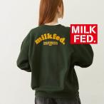  тренировочный Milkfed MILKFED COOPER LOGO WIDE CREW SWEAT TOPreti- стрейнер зеленый зеленый 