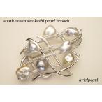 真珠パールブローチ　