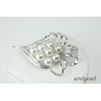 真珠パールブローチ　