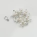真珠 パール ブローチ あこや真珠 パール ブローチ 6.5mm-7mm ホワイトカラ− 16pcs 帯留め兼用 12678